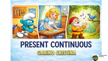 anteprima - Materiale di supporto/inclusione - PRESENT CONTINUOUS PDF - Pagina di copertina