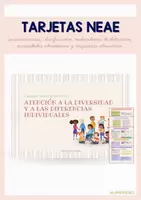 Vista previa - Refuerzo / NEE / Materiales de apoyo - TARJETAS ATENCIÓN A LA DIVERSIDAD Y A LAS DIFERENCIAS INDIVIDUALES - Portada