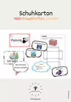 Vorschau - Unterrichtsreihen - Kunstprojekt: Mein traumhaftes Zimmer im Schuhkarton - Deckblatt