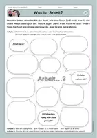 Vorschau - Arbeitsblätter - Was ist Arbeit? & Formen der Arbeit – Arbeitsblätter + Differenzierung - Seite 1