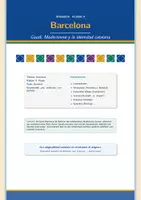 Vorschau - Arbeitsblätter - Barcelona - Gaudí, Modernisme y la identidad catalana - Deckblatt