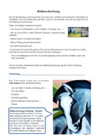 Vorschau - Arbeitsblätter - Bildbeschreibung – Ein Kunstwerk analysieren und darstellen - Seite 1