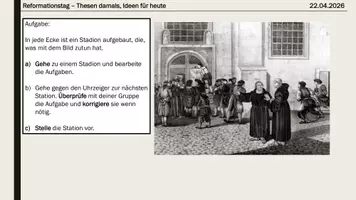 Vorschau - Stundenentwürfe - Reformationstag – Thesen damals, Ideen für heute - Seite 3