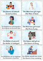 Vorschau - Arbeitsblätter - Relativsätze Relativpronomen Nominativ - Seite 1