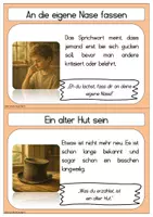 Vorschau - Arbeitsblätter - Sprichwörter und Redewendungen WISSENSKARTEI Deutsch - Seite 2