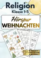 Vorschau - Interaktives Material - Weihnachten | Interaktive Hörspur | Inkl. MP3-Audiodatei & QR-Codes | Die Geburtsgeschichte Jesu | Grundschule | Förderschule | Klasse 1-5 - Deckblatt