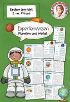 Vorschau - Präsentationen/Tafelbilder - Planeten Wissenskartei | Sonnensystem Weltall Grundschule Klasse 1-3 - Deckblatt