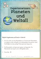 Vorschau - Präsentationen/Tafelbilder - Planeten Wissenskartei | Sonnensystem Weltall Grundschule Klasse 1-3 - Seite 3
