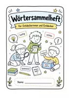 Vorschau - Arbeitsblätter - Wörtersuche. Wortschatztraining. Wörtersammelheft - Seite 1
