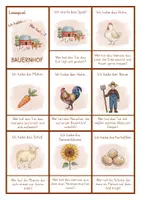 Vorschau - Spiele - Lesespiel - Bauernhof "Ich habe... Wer hat...?" FREEBIE - Seite 1