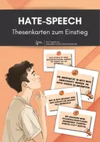 Vorschau - Bildkarten - Hate-Speech / Hass im Netz - Thesenkarten für den Einstieg - Deckblatt