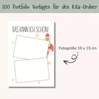 Vorschau - Anderer Materialtyp - Kita Portfolio Vorlagen | 100 Seiten für den Kindergartenordner - Seite 3