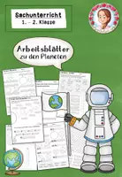 Vorschau - Arbeitsblätter - Sonnensystem Arbeitsblätter | Planeten Grundschule Klasse 1-2 - Deckblatt