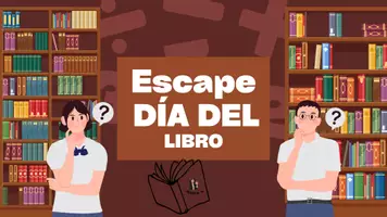 Vista previa - Juegos / Gamificación - Divertido escape Room día del libro con pruebas de lógica - Portada