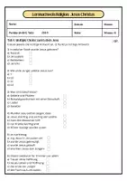 Vorschau - Klassenarbeiten - Lernnachweis / Klassenarbeit: Leben Jesus (Gleichnis/Wunder/Passion) - Seite 1