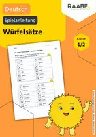 Vorschau - Arbeitsblätter - Lesespiel: Würfelsätze - Deckblatt