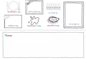 Vorschau - Arbeitsblätter - Namensschilder - Einschulung - Begrüßung 1. Klasse - Seite 3