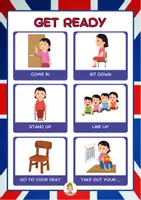 Vista previa - Refuerzo / NEE / Materiales de apoyo - Classroom English Posters Vocabulary - página 2