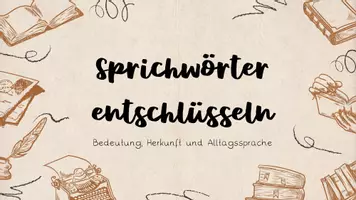 Vorschau - Stundenentwürfe - Sprichwörter verstehen – Bedeutung & Herkunft entdecken (Deutsch, Klasse 7/8) - Seite 2