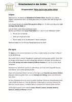 Vorschau - Stundenentwürfe - Reise durch das antike Athen - Gruppenarbeit (Klasse 5/6) l Kreativer Geschichtsunterricht - Seite 3