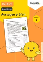 Vorschau - Arbeitsblätter - Arbeitsblatt: Aussagen zum Text prüfen - Deckblatt