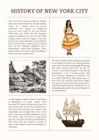 Vorschau - Arbeitsblätter - History of New York City: Reading (English) - Seite 1