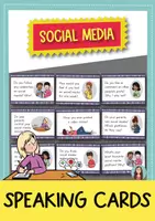 Vorschau - Aufgabenkarten - Social Media Englisch – 39 Sprechkarten & Sprechanlässe Klasse 6–8 - Deckblatt