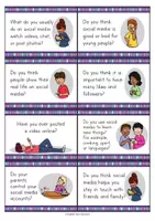 Vorschau - Aufgabenkarten - Social Media Englisch – 39 Sprechkarten & Sprechanlässe Klasse 6–8 - Seite 3