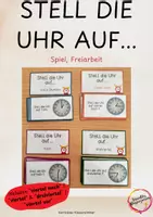 Vorschau - Aufgabenkarten - Spiel: Stell die Uhr auf... - inklusive aller Varianten - Deckblatt