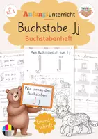Vorschau - Arbeitsblätter - Anfangsunterricht: Buchstabeneinführung Jj - Buchstabenheft (Klasse 1) - Deckblatt