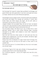 Vorschau - Arbeitsblätter - Leseverstehen - Sachtexte mit differenzierten Aufgaben (Klasse 3) - auch zur Leistungsüberprüfung geeignet - Seite 1
