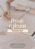 Vorschau - Arbeitsblätter - Praxisreflexion in der Kita – Reflexionsheft für die sozialpädagogische Assistenz (inkl. Beispiel und Checkliste) - Deckblatt