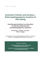 Vorschau - Stundenentwürfe - Reformpädagogik in der Kita – Lernsituation mit Fallkarten und Team-Leitfaden Sozialpädagogische Assistenz - Deckblatt