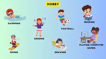 zapowiedź - Karta pracy "Hobby" - angielski dla dzieci 5-8 lat - obwoluta