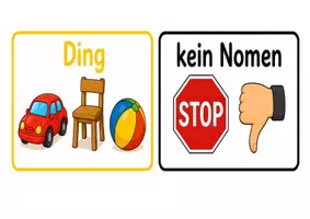 Vorschau - Spiele - Auf die Plätze, fertig, Nomen! Spiel für die 1. Klasse - Seite 1