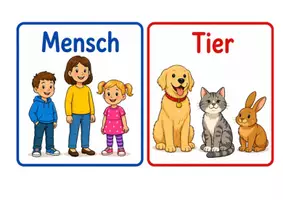 Vorschau - Spiele - Auf die Plätze, fertig, Nomen! Spiel für die 1. Klasse - Deckblatt