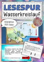 Vorschau - Text - Wasserkreislauf Interaktive Lesespurgeschichte - Deckblatt