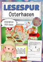 Vorschau - Text - Interaktive Lesespurgeschichte Ostern - Deckblatt