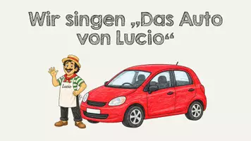 Vorschau - Arbeitsblätter - Das Auto von Lucio Liederarbeitung und Liedbegleitung - Seite 1