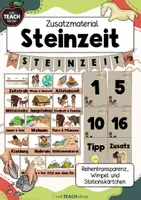 Vorschau - Arbeitsblätter - Die Steinzeit - Komplettpaket - Seite 1