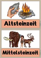 Vorschau - Arbeitsblätter - Die Steinzeit - Komplettpaket - Seite 3