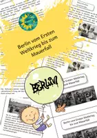 Vorschau - Unterrichtsreihen - Berlin vom Ersten Weltkrieg bis zum Mauerfall mit Arbeitsblättern - Deckblatt