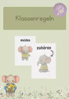 Vorschau - Poster - Drei einfache Regeln - Elefantenklasse - Deckblatt