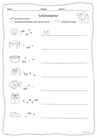 Vorschau - Arbeitsblätter - Materialpaket Schüttelwörter - Sch, St, Sp - Seite 2