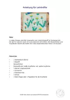 Vorschau - Mal- und Bastelvorlagen - Kunst Frühling, Löwenzahn Wiese malen und drucken, Grundschule - Seite 3