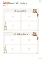 Vorschau - Fördermaterial/Inklusion - Mengen erfassen: Zahlenraum 10 - Zahlen und Mengen üben (Klasse 1-2) - Seite 2