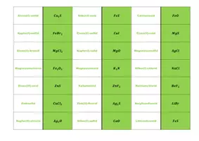 Vorschau - Spiele - Chemische Formeln – Dominospiel - Seite 1