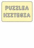 Vista previa - Juegos / Gamificación - Puzzlea HIZTEGIA - Portada