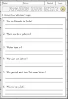 Vorschau - Arbeitsblätter - Alexander der Große erobert ein Weltreich - Lesen und Verstehen Arbeitsblätter mit Lesetext, Fragen - Seite 3