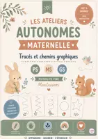 Aperçu - Préparation de séance / Séance complète - _Atelier autonome maternelle – tracés et chemins graphiques PS MS GS Motricité fine Montessori - Page de couverture